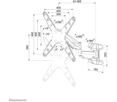 Neomounts by Newstar Neomounts by Newstar tv wandsteun