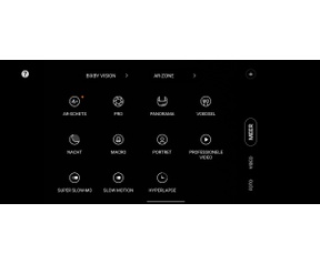 Camera UI en Fun-modus
