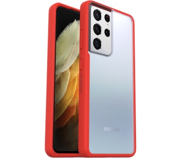 Otterbox React Series voor Samsung Galaxy S21 Ultra 5G, Power Red