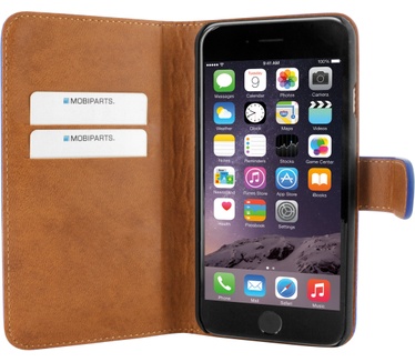 Mobiparts Premium Wallet Case Apple iPhone 6, iPhone 6S Blue