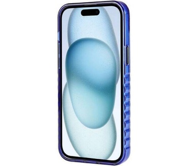 Audi IML Grille Back Case - Apple iPhone 15 Plus (6.7") - Blauw Blauw