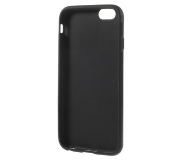 Kees Lederlook Gel Hoesje Apple iPhone 6 - Zwart