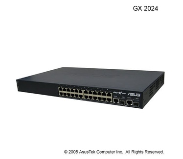 Asus GigaX 2024B (24x100Mbps, 2x1Gbps, 19", Managed)