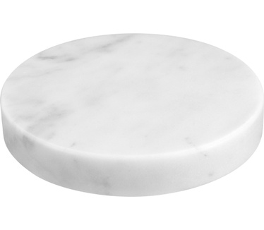 Sandberg Marble Stone Charger White