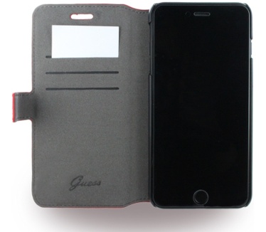 Guess Heritage Book Case voor Apple iPhone 7 Plus (5.5") - Rood Rood