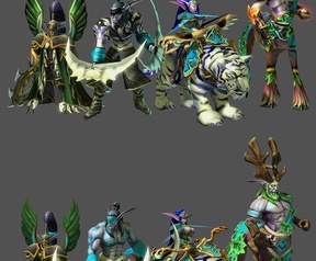 Warcraft III-assets voor Starcraft II