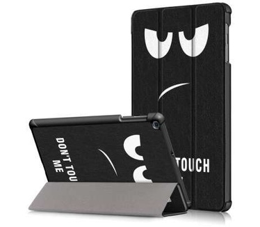 qMust Samsung Galaxy Tab A 10.1 (2019) Tri-Fold Case - Do Not Touch