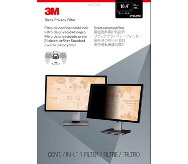3M Privacyfilter voor breedbeeldscherm voor desktop 18,4"