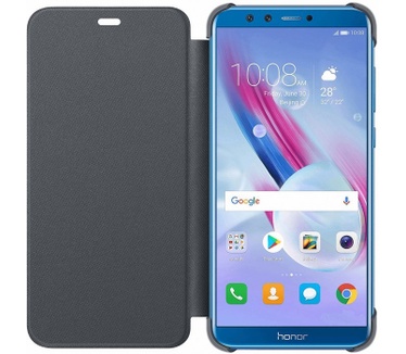 Huawei Honor Origineel Book Case PU Leder - 9 Lite - Zwart  Zwart