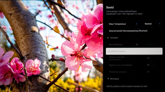 Sony Bravia 8 II - reality creation