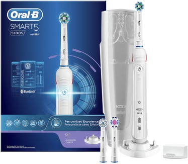 Oral-B Smart 5 5100S White Elektrische Tandenborstel Powered By Braun