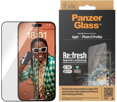 PanzerGlass UWF Refresh with 45% rec. Glas