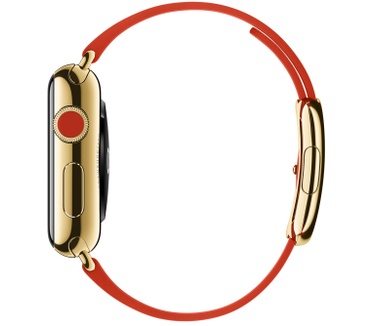 Apple Watch Edition (rozegouden moderne gesp, 38mm) Rood (Rood)