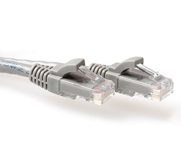 Advanced Cable Technology Grijze 2,5 meter UTP CAT6A patchkabel snagless met RJ45 connectoren