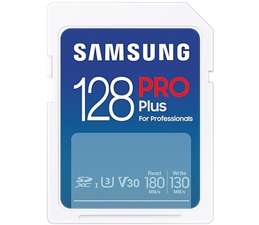 Samsung Pro Plus SD Card (2023) 128GB + Kaartlezer