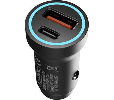 YSONIC 36W Auto Dual USB-B & USB-C Adapter