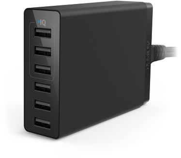 Anker PowerPort Lite 6 Desktop Charger zwart