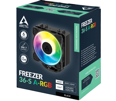 ARCTIC Freezer 36-S A-RGB, Zwart