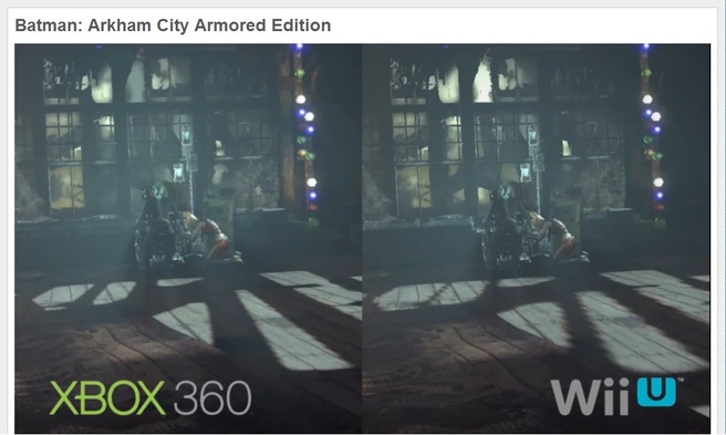 Xbox 360 vs Wii U