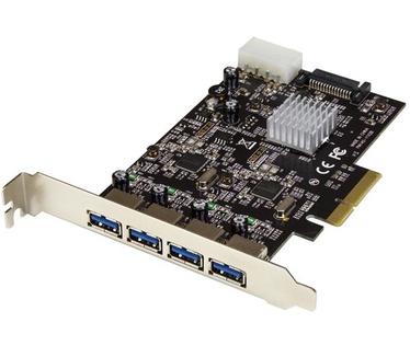 Startech.com 4 poorts USB 3.1 (10Gbps) kaart 4x USB-A met twee onafhankelijke kanalen PCIe