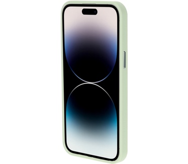 Mobiparts Hardcover Apple iPhone 14 Pro Max Satin Light Green Ltd Edition (Magsafe Compatible)