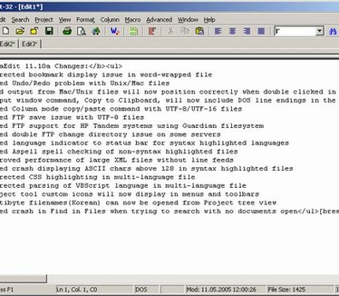 UltraEdit screenshot