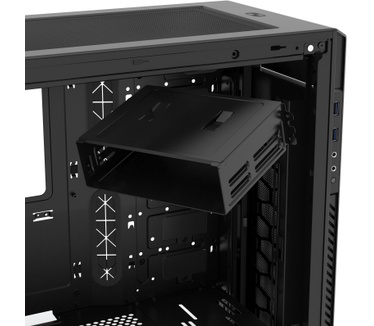Phanteks Enthoo Pro M Midi-Tower, Tempered Glass - zwart
