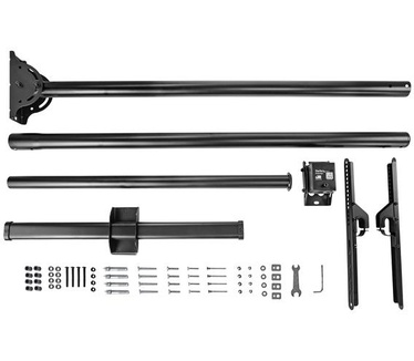 Startech.com TV beugel voor hoog plafond 2,5 m tot 3 m lange stang voor 32" to 75" tv's volledig instelbaar