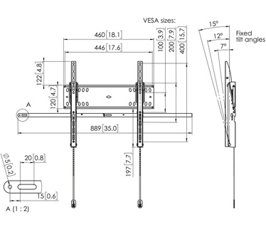 Vogel's PFW 4510 Display wall mount tilt