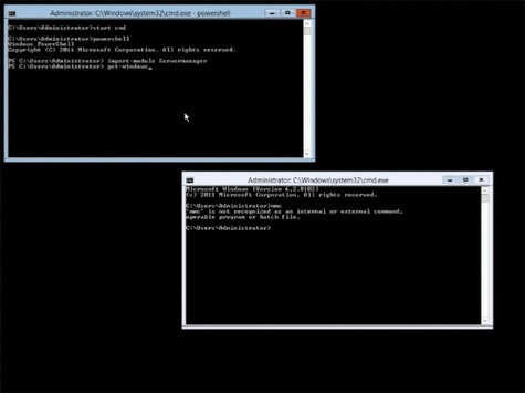 Windows Server 8- Minimale interface Windows Server 8- Minimale interface