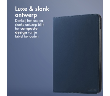 Accezz Classic Tablet Case voor de Xiaomi Pad 8 / 8 Pro - Donkerblauw