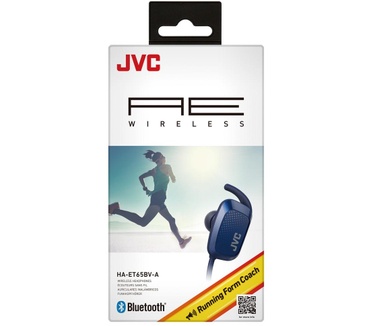 JVC HA-ET65BV-A Draadloze sport hoofdtelefoon met stem begeleidende training functie
