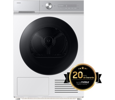 Samsung 9KG BESPOKE SilentDry Droger 8000-serie - Wit en grijs