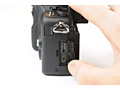 Panasonic Lumix G1 behuizing links aansluitingen