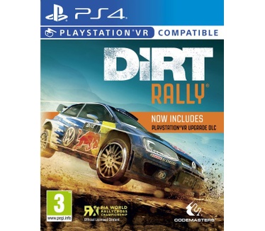 DiRT Rally PS4 (VR), PlayStation 4, Playstation VR
