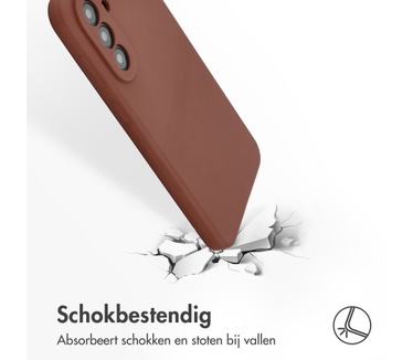 Accezz Liquid Silicone Backcover Samsung Galaxy A37 (5G) - New Tea Brown
