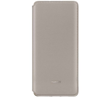 Huawei flip cover - Khaki - voor P30 Pro