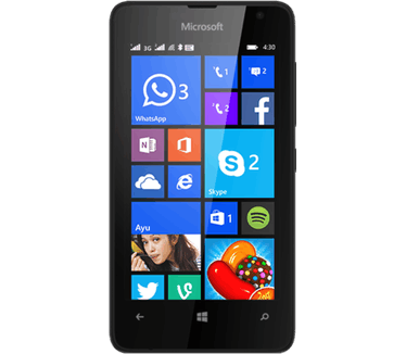 Microsoft Lumia 430 Dual Sim Zwart