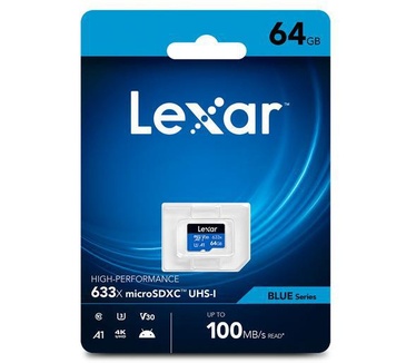 Lexar MEMORY MICRO SDXC 64GB UHS-I/LMS0633064G-BNNNG