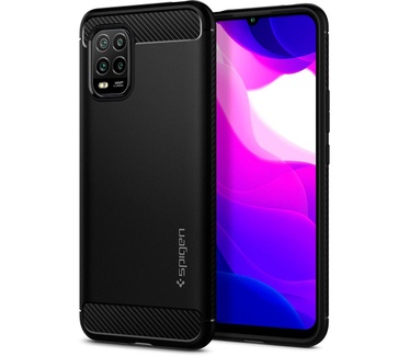 Spigen Xiaomi Mi 10 Lite Hoesje Rugged Armor  Zwart