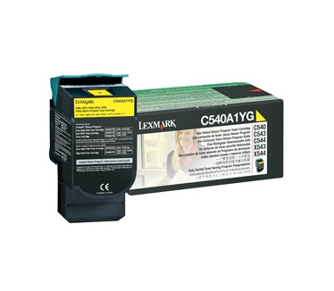 Lexmark C54x, X54x 1K gele retourprogr. tonercartr.