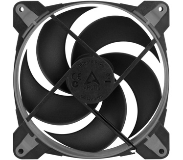 Arctic BioniX P120 (Grey) – Pressure-optimised 120 mm Gaming Fan with PWM PST