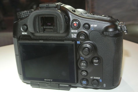Sony Alpha A99 knoppen achterkant Sony Alpha A99 knoppen achterkant