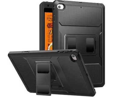 qMust Apple iPad Mini 2019 Hoes Heavy Duty Zwart
