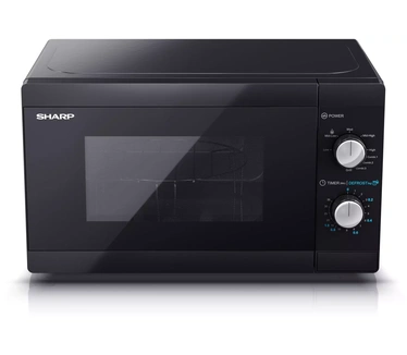 Sharp Activejet YC-MG01E-B. Apparaatplaatsing: Aanrecht, Type product: Combinatiemagnetron, Inhoud (binnenkant): 20 l. Netbelasting: 1270 W, AC-ingangsspanning: 230 V, AC-ingangsfrequentie: 50 Hz. Breedte: 440 mm, Diepte: 324 mm, Hoogte: 258 mm