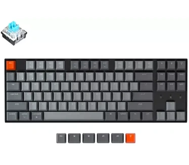 Keychron K8-E2 TKL BT US Hot Swap RGB Led BLUE
