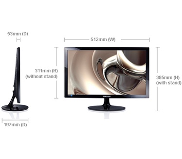 Samsung Syncmaster S22B300H Zwart