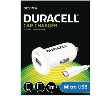 Duracell Single 2.4A +1M Micro USB Cable