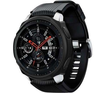 Just in Case Spigen Galaxy Watch 46mm Liquid Air Case - Zwart
