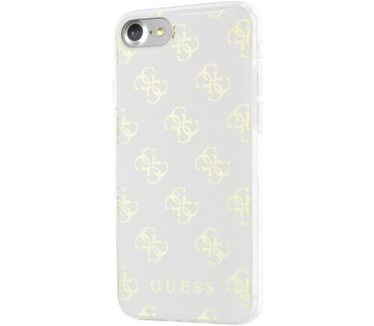 Guess 4G 2017 TPU Case Back Cover - Apple iPhone 7 (4.7") - Wit Wit